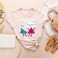 Right Acute Triangle Math Teacher Cool Geometry Women's Heather T-Shirt Heather Peach Right Acute Triangle Math Teacher Cool Geometry Women's Heather T-Shirt Heather Peach