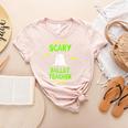 Scary Ballet Teacher Costume Halloween Lazy Easy Women's Heather T-Shirt Heather Peach