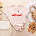 School Counselor Teacher Guidance Counseling For Men Women Kids Women's Heather T-Shirt Heather Peach School Counselor Teacher Guidance Counseling For Men Women Kids Women's Heather T-Shirt Heather Peach