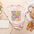 In My Second Grade Era Girl Back To School 2nd Grade Teacher Women's Heather T-Shirt Heather Peach