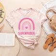 Ser Bilingue Es Un Superpoder Spanish Teacher Esl Teacher Women's Heather T-Shirt Heather Peach