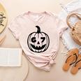 Six Seven Halloween Costume For Students Teachers Women's Heather T-Shirt Heather Peach