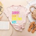 Sorry Can't Quilting Bye Teacher Student Quilting Women's Heather T-Shirt Heather Peach Sorry Can't Quilting Bye Teacher Student Quilting Women's Heather T-Shirt Heather Peach