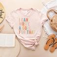 Special Education Teacher I Can Write A Goal For That Sped Women's Heather T-Shirt Heather Peach