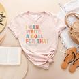Special Education I Can Write A Goal For That Sped Teacher Women's Heather T-Shirt Heather Peach Special Education I Can Write A Goal For That Sped Teacher Women's Heather T-Shirt Heather Peach