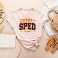 Sped Squad Team Special Education Teacher Halloween Women's Heather T-Shirt Heather Peach Sped Squad Team Special Education Teacher Halloween Women's Heather T-Shirt Heather Peach