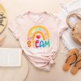 STEAM Teacher Squad Team Crew Back To School STEM Special Women's Heather T-Shirt Heather Peach STEAM Teacher Squad Team Crew Back To School STEM Special Women's Heather T-Shirt Heather Peach