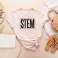 Stem Teacher Science Technology Engineering Math Teachers Women's Heather T-Shirt Heather Peach Stem Teacher Science Technology Engineering Math Teachers Women's Heather T-Shirt Heather Peach