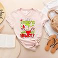 My Students Stole My Heart Teacher Holiday Merry Christmas Women's Heather T-Shirt Heather Peach