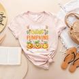 I Teach The Cutest Pumpkins Halloween Teacher Women's Heather T-Shirt Heather Peach I Teach The Cutest Pumpkins Halloween Teacher Women's Heather T-Shirt Heather Peach