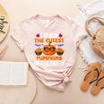 I Teach The Cutest Pumpkins In The Patch Halloween Teacher Women's Heather T-Shirt Heather Peach I Teach The Cutest Pumpkins In The Patch Halloween Teacher Women's Heather T-Shirt Heather Peach