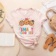 I Teach Smart Cookies Cute Back To School Teacher Women's Heather T-Shirt Heather Peach I Teach Smart Cookies Cute Back To School Teacher Women's Heather T-Shirt Heather Peach
