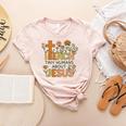 I Teach Tiny Humans About Jesus Christian Teacher Religious Women's Heather T-Shirt Heather Peach I Teach Tiny Humans About Jesus Christian Teacher Religious Women's Heather T-Shirt Heather Peach