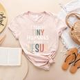 I Teach Tiny Humans About Jesus Teacher Sunday School Faith Women's Heather T-Shirt Heather Peach I Teach Tiny Humans About Jesus Teacher Sunday School Faith Women's Heather T-Shirt Heather Peach