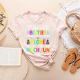 Teacher Besties Because Going Crazy Alone Is Not Fun Women's Heather T-Shirt Heather Peach