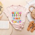 Teacher We Are Like a Box Of Crayons For Men Women Kids Women's Heather T-Shirt Heather Peach Teacher We Are Like a Box Of Crayons For Men Women Kids Women's Heather T-Shirt Heather Peach