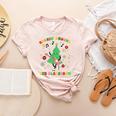 Teacher Christmas Shirts Pajama Matching Rockin' Around The Classroom -Adult Short Sleeve Small Modern Festive Christmas Teacher Xmas Vibes T-Shirt Women's Heather T-Shirt Heather Peach