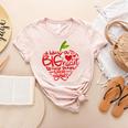 Teacher Day T Shirt Appreciation Day Apple Teach Learn Women's Heather T-Shirt Heather Peach Teacher Day T Shirt Appreciation Day Apple Teach Learn Women's Heather T-Shirt Heather Peach