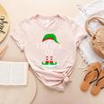 The Teacher Elf Christmas Family Matching Xmas Group For Men Women Women's Heather T-Shirt Heather Peach The Teacher Elf Christmas Family Matching Xmas Group For Men Women Women's Heather T-Shirt Heather Peach