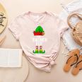 Teacher Elf Matching Family Christmas Women Men Women's Heather T-Shirt Heather Peach Teacher Elf Matching Family Christmas Women Men Women's Heather T-Shirt Heather Peach