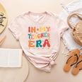 In My Teacher Era First Day Of School Back To School Retro Women's Heather T-Shirt Heather Peach In My Teacher Era First Day Of School Back To School Retro Women's Heather T-Shirt Heather Peach