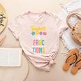 Teacher Of Fractions For Math Teacher Women's Heather T-Shirt Heather Peach Teacher Of Fractions For Math Teacher Women's Heather T-Shirt Heather Peach