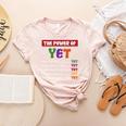 Teacher Growth Mindset Power Of Yet Women's Heather T-Shirt Heather Peach Teacher Growth Mindset Power Of Yet Women's Heather T-Shirt Heather Peach