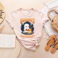 Teacher Halloween Ghost Reading Book Animal Boooks Are Women's Heather T-Shirt Heather Peach
