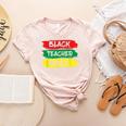 Teacher Magic Black History Month Educator For Men Women Women's Heather T-Shirt Heather Peach Teacher Magic Black History Month Educator For Men Women Women's Heather T-Shirt Heather Peach