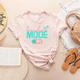 Teacher Mode Off Happy Last Day Of School Summer Break Men Women Women's Heather T-Shirt Heather Peach