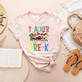 Teacher Of Pre K Superheroes Teacher New School Year Men Women Women's Heather T-Shirt Heather Peach Teacher Of Pre K Superheroes Teacher New School Year Men Women Women's Heather T-Shirt Heather Peach