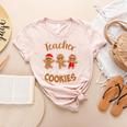 Teacher Of Smart Cookies Gingerbread Christmas Teacher Cute Men Women Kids Women's Heather T-Shirt Heather Peach Teacher Of Smart Cookies Gingerbread Christmas Teacher Cute Men Women Kids Women's Heather T-Shirt Heather Peach