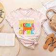 My Teacher Survived 100 Days Of Me 100th Day Of School Kids Women's Heather T-Shirt Heather Peach