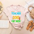 My Teacher Survived 100 Days Of Me Dab 100 Days Of School For Men Women Kids Women's Heather T-Shirt Heather Peach My Teacher Survived 100 Days Of Me Dab 100 Days Of School For Men Women Kids Women's Heather T-Shirt Heather Peach