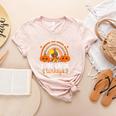 Teacher Thanksgiving Thankful For My Third Grade Turkeys Women's Heather T-Shirt Heather Peach Teacher Thanksgiving Thankful For My Third Grade Turkeys Women's Heather T-Shirt Heather Peach