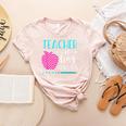 Teacher Of Tiny Humans Preschool Pre K Kindergarten Teacher Women's Heather T-Shirt Heather Peach Teacher Of Tiny Humans Preschool Pre K Kindergarten Teacher Women's Heather T-Shirt Heather Peach