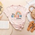 Teacher Of Visually Impaired Braille A Good Day To Learn Women's Heather T-Shirt Heather Peach