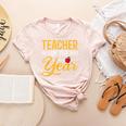 Teacher Of The Year Men Women Teachers Women's Heather T-Shirt Heather Peach