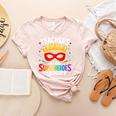 Teachers Are Just Superheroes In Disguise Fun Back To School Women's Heather T-Shirt Heather Peach Teachers Are Just Superheroes In Disguise Fun Back To School Women's Heather T-Shirt Heather Peach