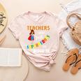 Teachers Are Superheroes Graduation School Teachers Women's Heather T-Shirt Heather Peach