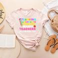 Teaching Assistants Were Create Because Teacher Needs Heroes Women's Heather T-Shirt Heather Peach Teaching Assistants Were Create Because Teacher Needs Heroes Women's Heather T-Shirt Heather Peach