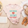 Teaching In My Veins Jesus In My Heart God Christian Teacher Women's Heather T-Shirt Heather Peach Teaching In My Veins Jesus In My Heart God Christian Teacher Women's Heather T-Shirt Heather Peach