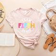 Team Fifth Grade Teacher Back To School 5th Grade Squad Kids Women's Heather T-Shirt Heather Peach Team Fifth Grade Teacher Back To School 5th Grade Squad Kids Women's Heather T-Shirt Heather Peach