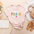 Team Pre-K Shirt PreSchool Teacher Student Back To School Women's Heather T-Shirt Heather Peach Team Pre-K Shirt PreSchool Teacher Student Back To School Women's Heather T-Shirt Heather Peach