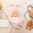 Team TK Transitional Kindergaten TK Crew Squad Teacher Kids Women's Heather T-Shirt Heather Peach