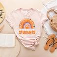 Thankful For My Students Teacher Thanksgiving School Fall Women's Heather T-Shirt Heather Peach Thankful For My Students Teacher Thanksgiving School Fall Women's Heather T-Shirt Heather Peach