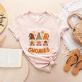 Thanksgiving Shirts For Women With My Gnomies Teachers Gnome Women's Heather T-Shirt Heather Peach Thanksgiving Shirts For Women With My Gnomies Teachers Gnome Women's Heather T-Shirt Heather Peach
