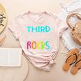 Third Grade Rocks Shirt Team 3rd Grade Teacher Women's Heather T-Shirt Heather Peach Third Grade Rocks Shirt Team 3rd Grade Teacher Women's Heather T-Shirt Heather Peach