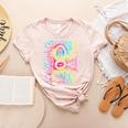 Tie Dye 8th Grade Typography Team Eighth Grade Teacher Women's Heather T-Shirt Heather Peach Tie Dye 8th Grade Typography Team Eighth Grade Teacher Women's Heather T-Shirt Heather Peach