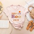 Toddler Boo Crew Halloween Daycare Teacher Kids Women's Heather T-Shirt Heather Peach Toddler Boo Crew Halloween Daycare Teacher Kids Women's Heather T-Shirt Heather Peach